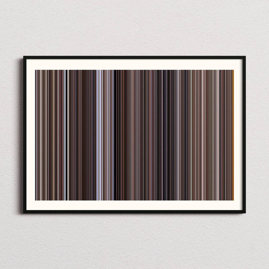 The Good, the Bad and the Ugly Movie Barcode Poster - Barcode Only