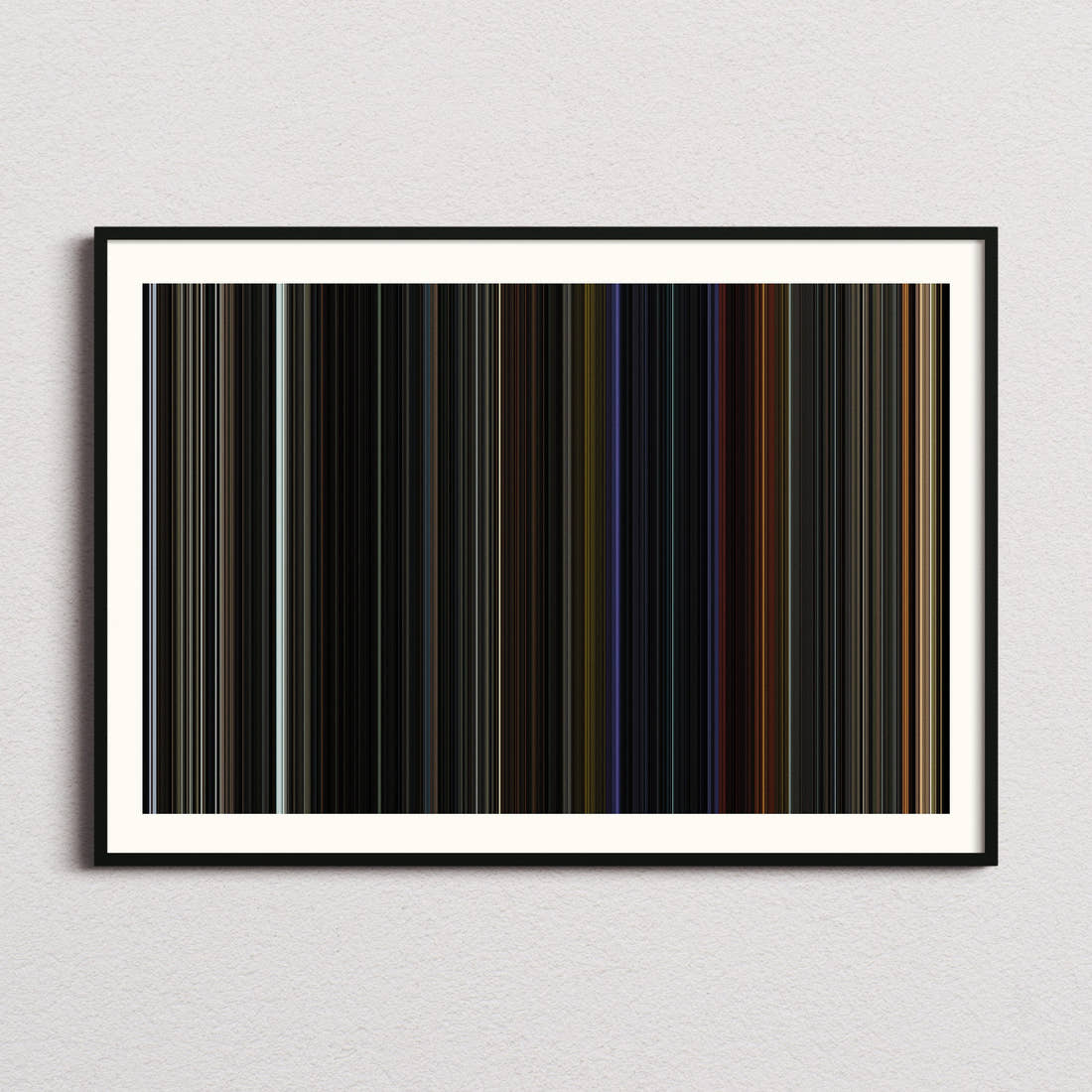 The Gorge Movie Barcode Poster - Barcode Only