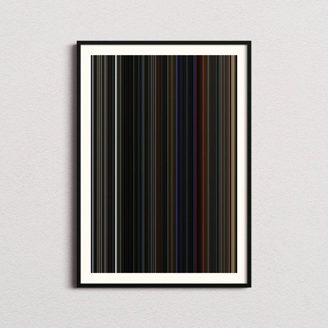 The Gorge Movie Barcode Poster - Barcode Only