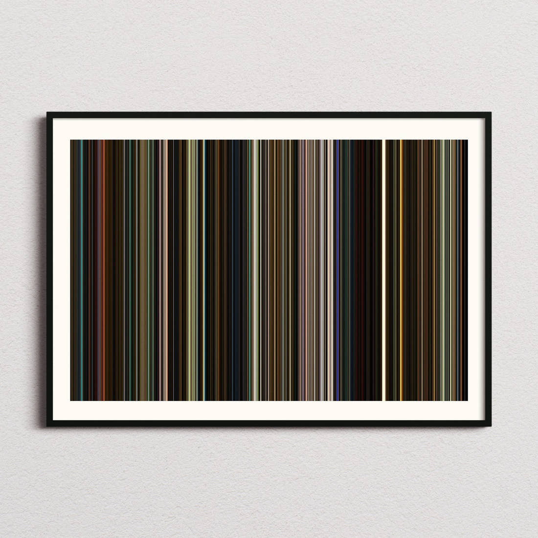 The Gray Man Movie Barcode Poster - Barcode Only