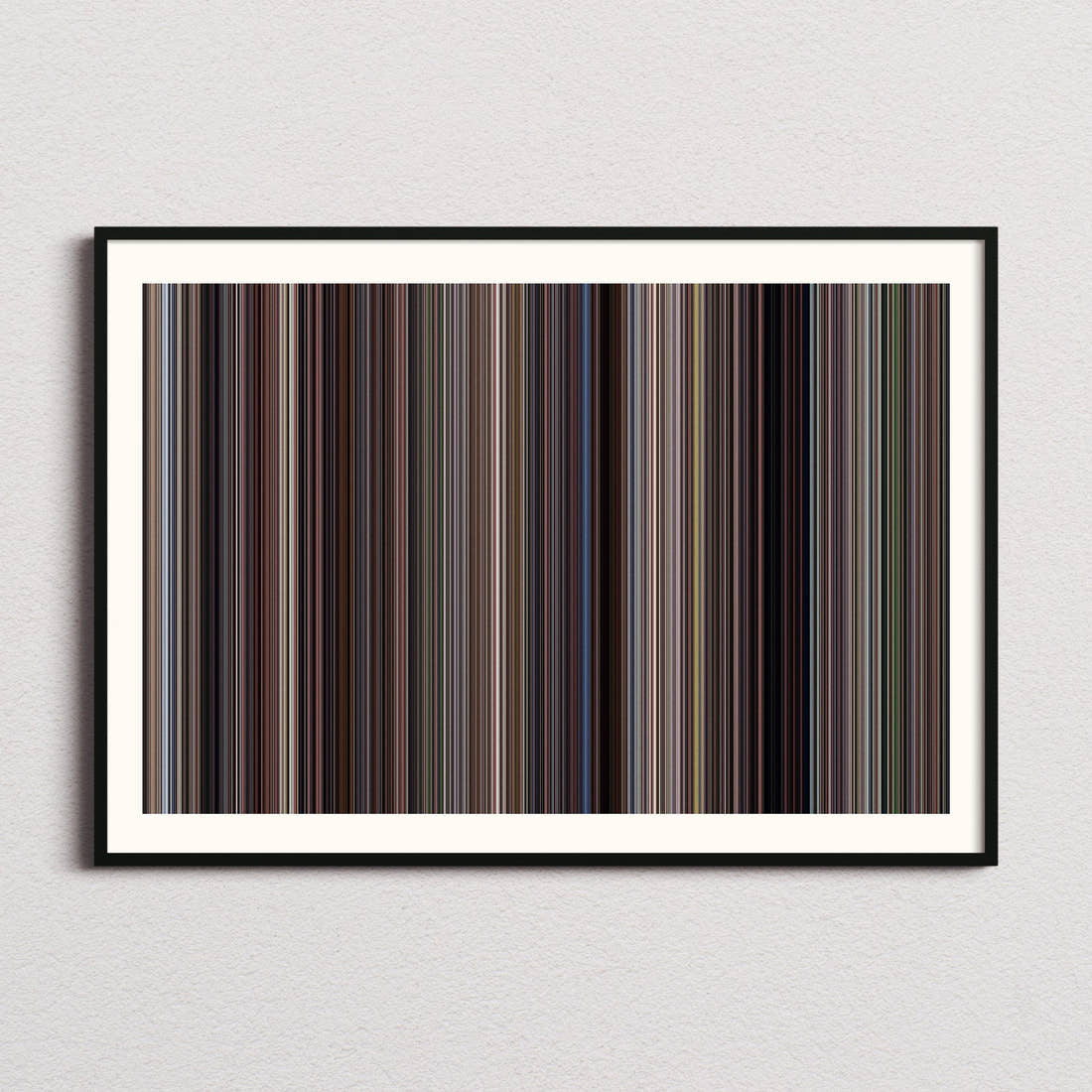 The Great Gatsby 1974 Movie Barcode Poster - Barcode Only