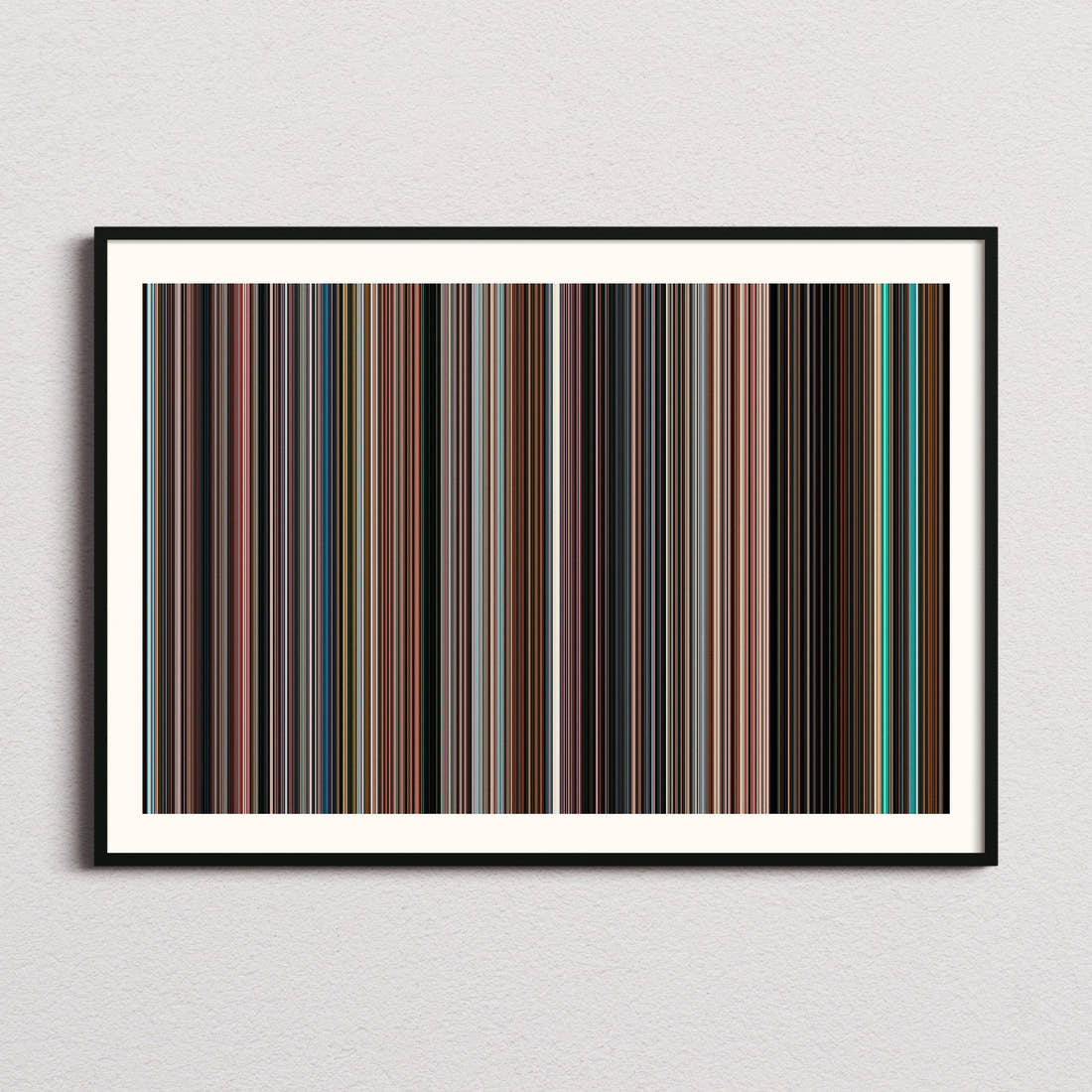 The Great Gatsby Movie Barcode Poster - Barcode Only