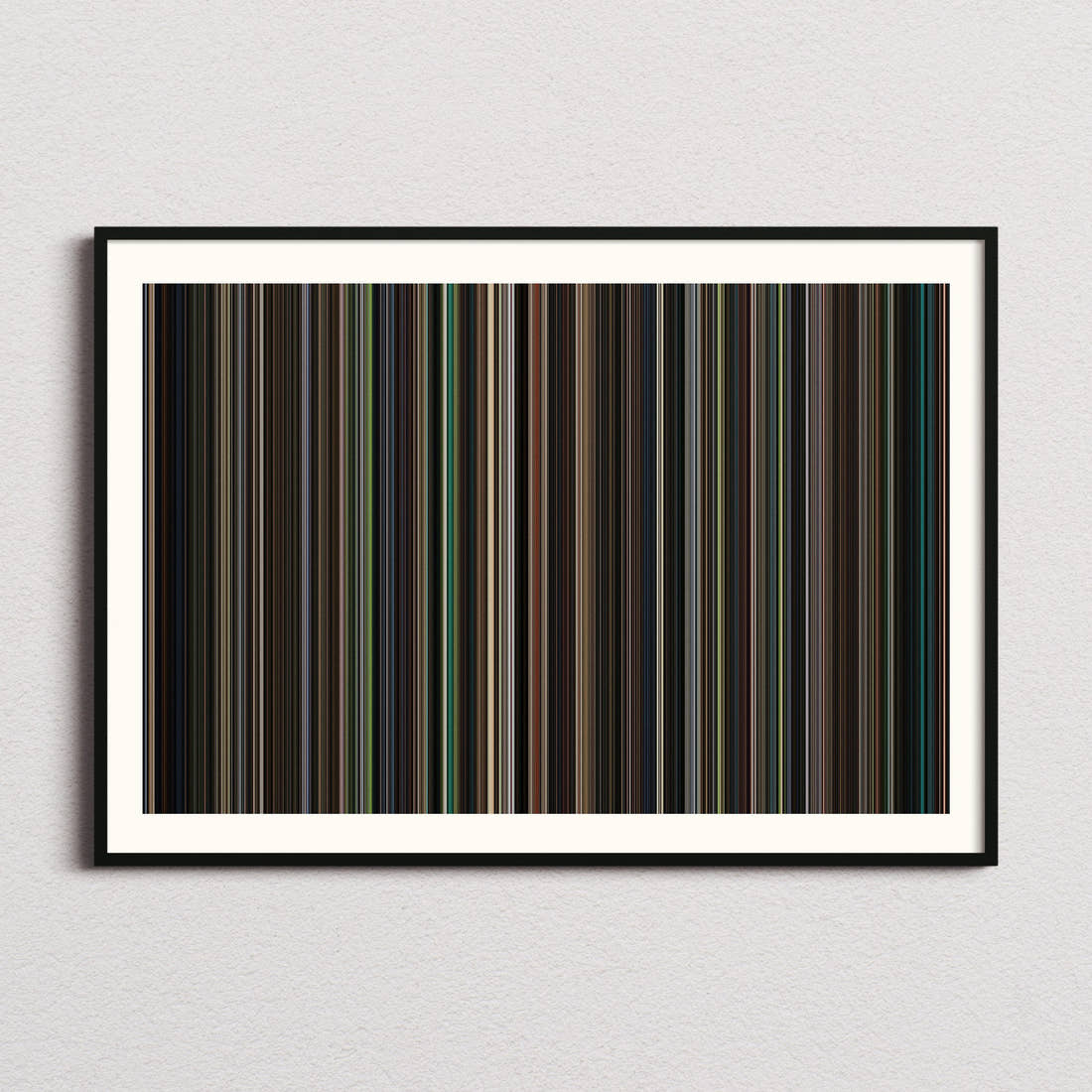 The Handmaiden Movie Barcode Poster - Barcode Only