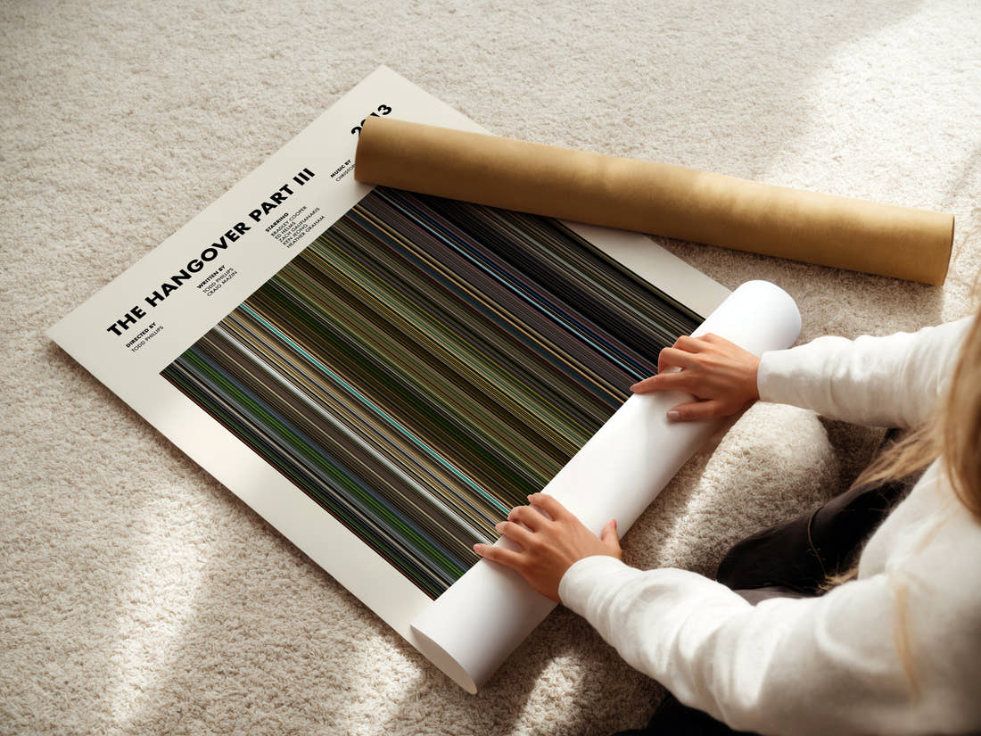 The Hangover Part III Movie Barcode Poster
