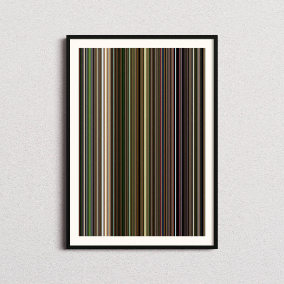 The Hangover Part III Movie Barcode Poster - Barcode Only
