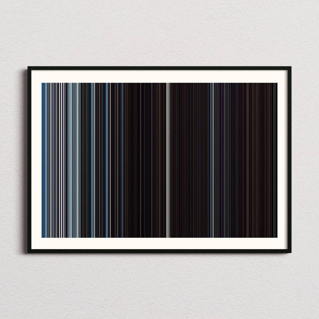 The Hateful Eight Movie Barcode Poster - Barcode Only
