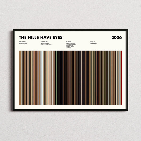 The Hills Have Eyes Movie Barcode Poster