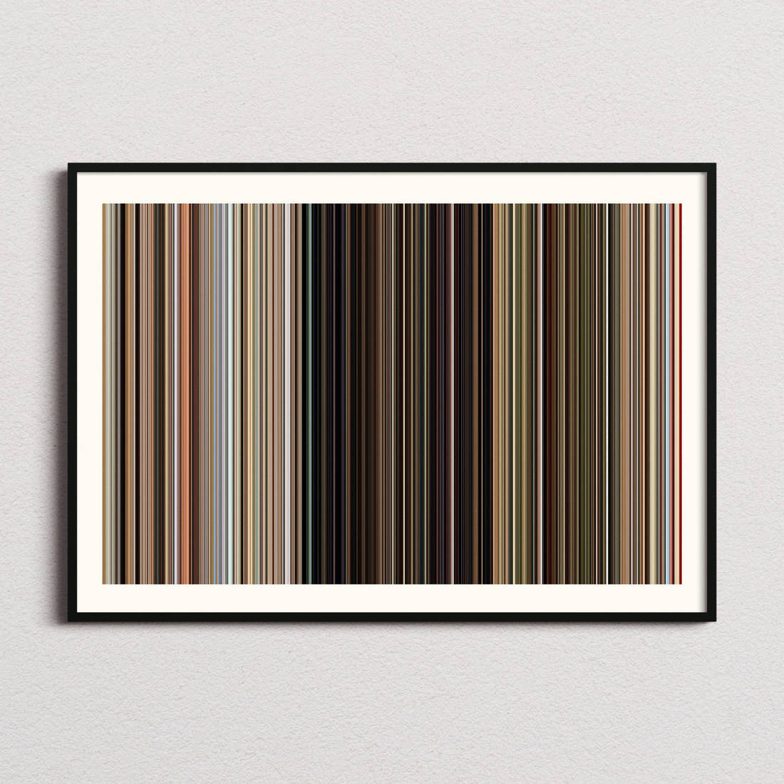 The Hills Have Eyes Movie Barcode Poster - Barcode Only