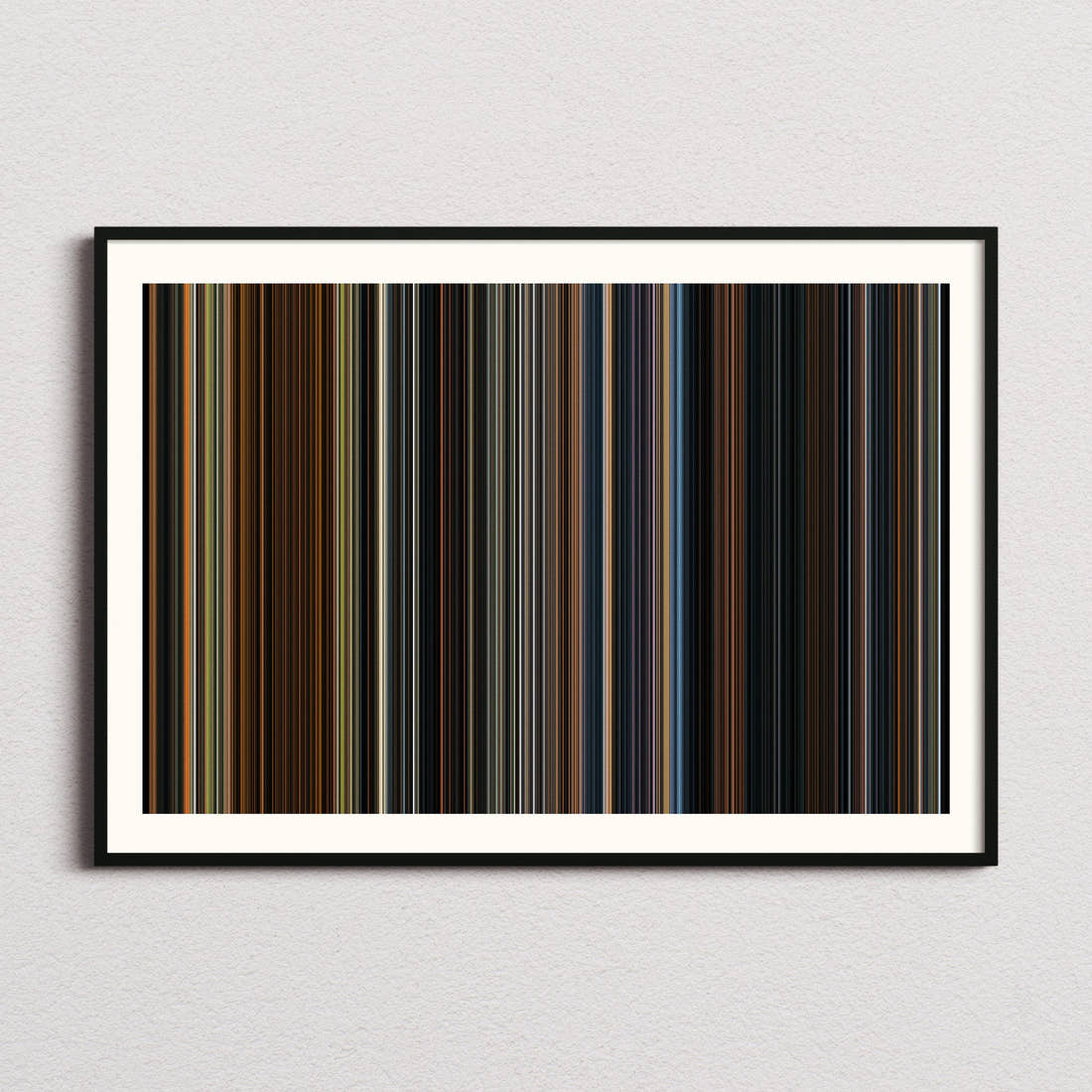 The Hobbit: An Unexpected Journey Movie Barcode Poster - Barcode Only