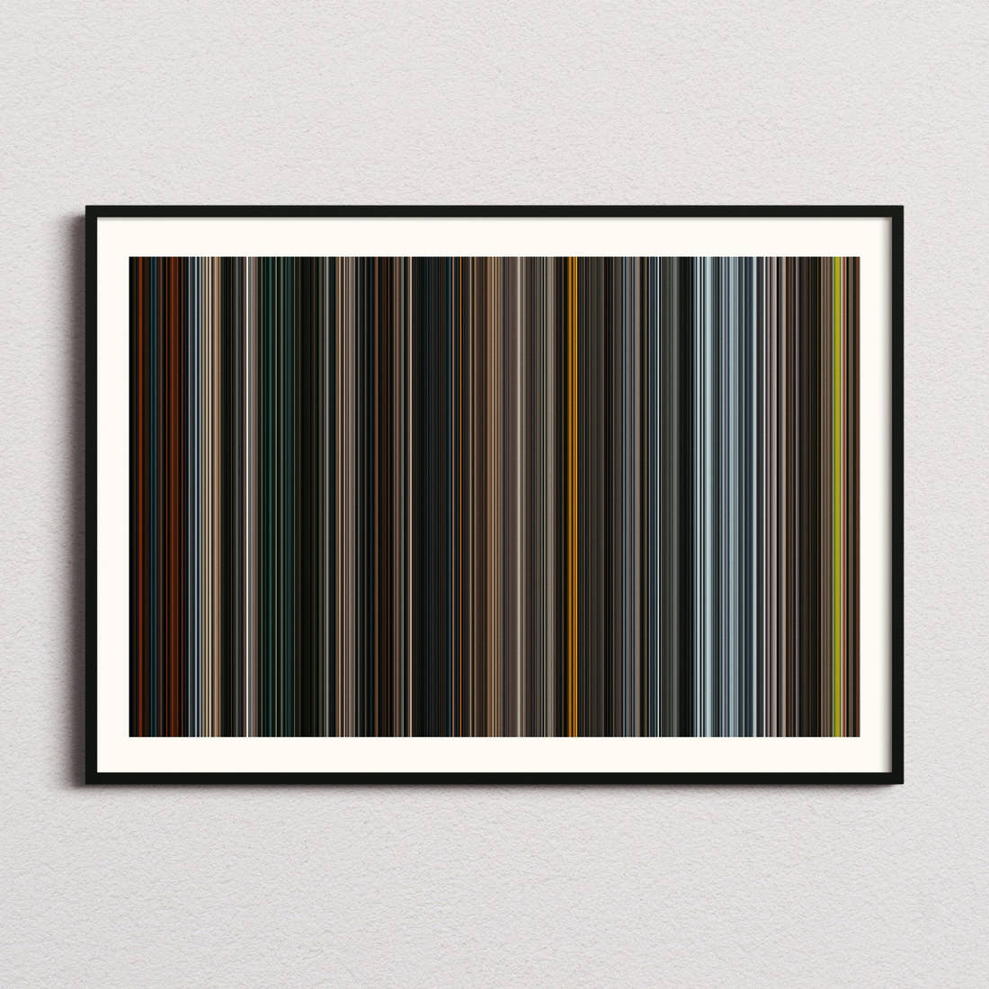 The Hobbit: The Battle of the Five Armies Movie Barcode Poster - Barcode Only