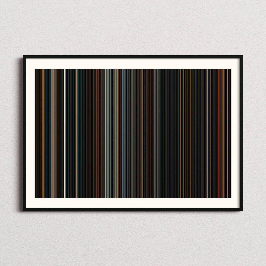 The Hobbit: The Desolation of Smaug Movie Barcode Poster - Barcode Only