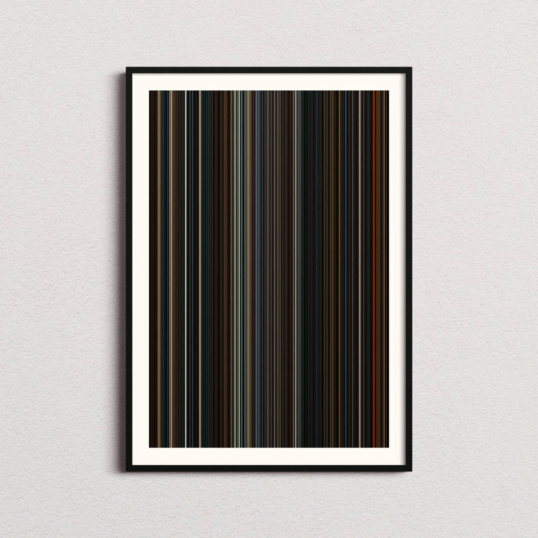 The Hobbit: The Desolation of Smaug Movie Barcode Poster - Barcode Only