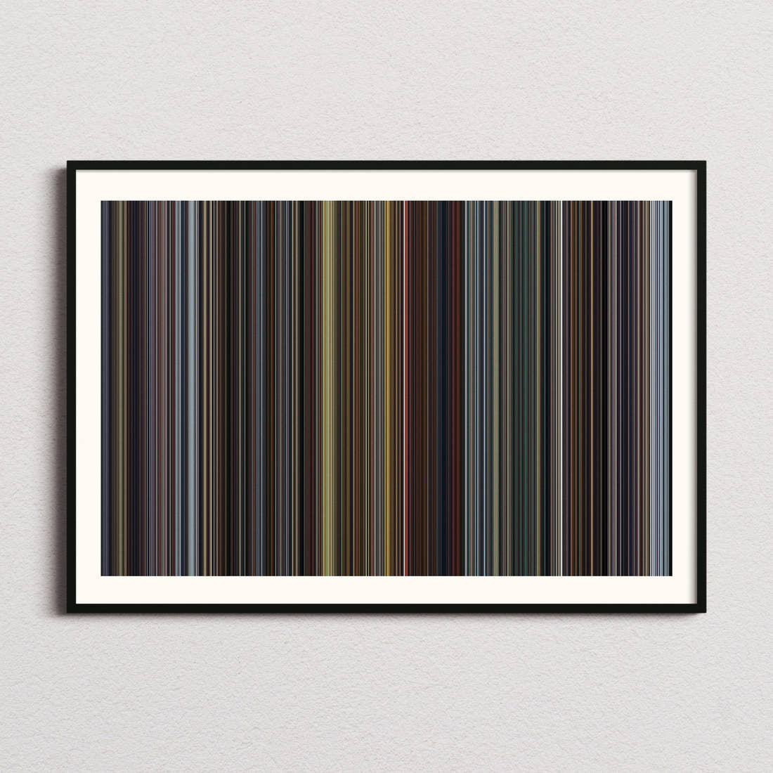 The Holdovers Movie Barcode Poster - Barcode Only