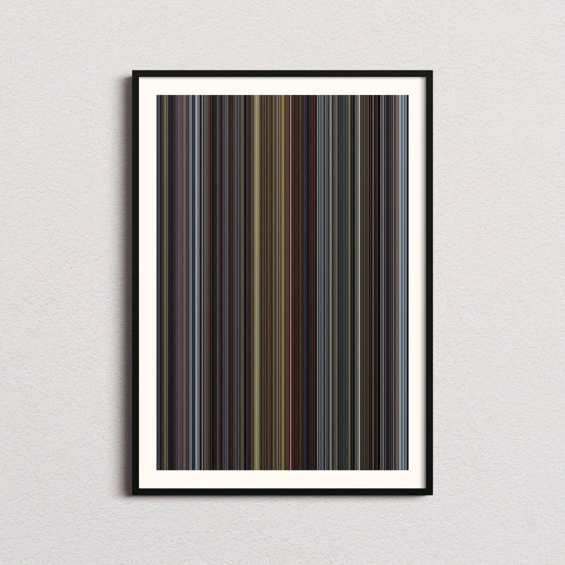 The Holdovers Movie Barcode Poster - Barcode Only