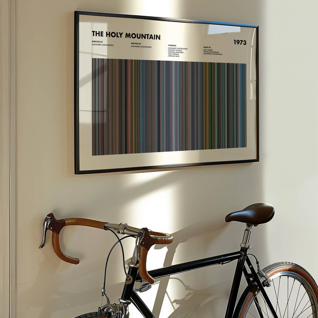 The Holy Mountain Movie Barcode Poster