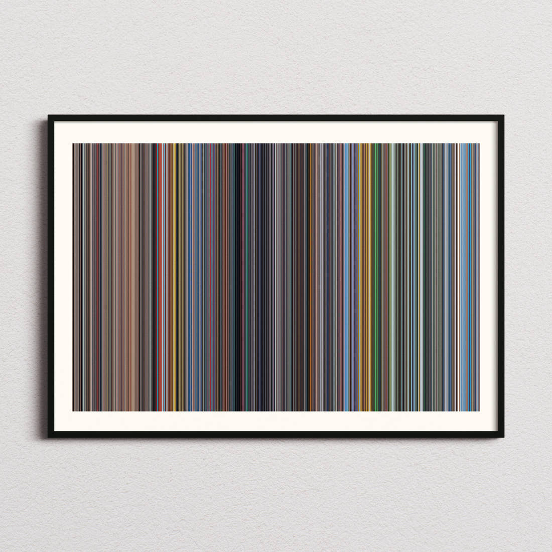 The Holy Mountain Movie Barcode Poster - Barcode Only
