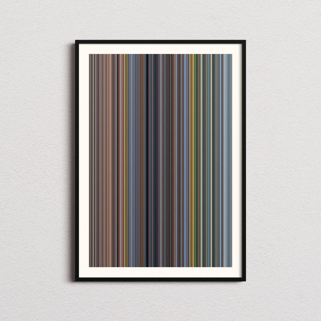The Holy Mountain Movie Barcode Poster - Barcode Only