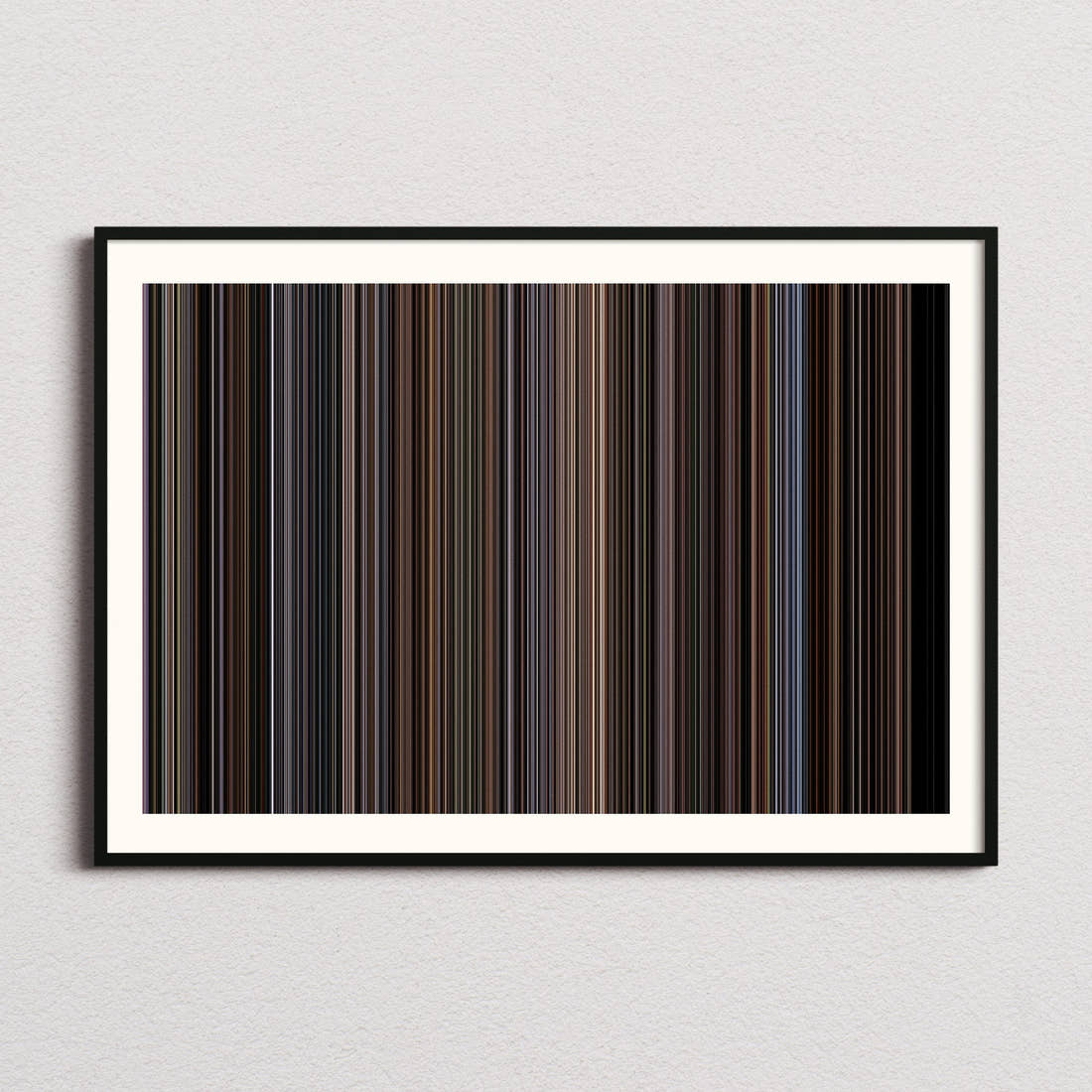 The Hours Movie Barcode Poster - Barcode Only