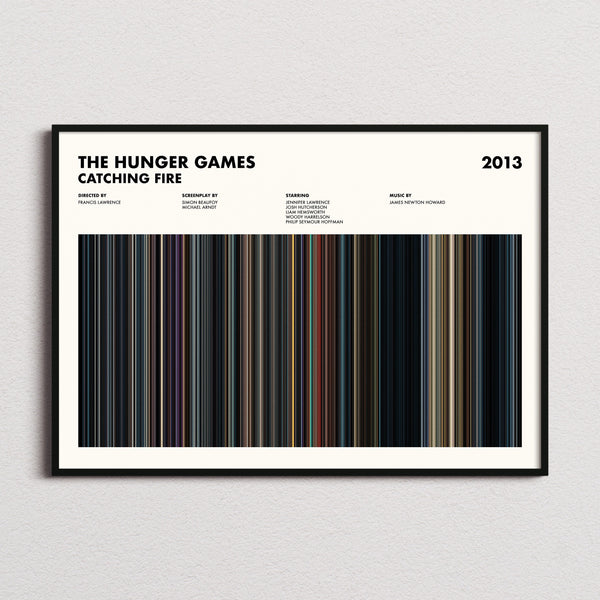 The Hunger Games: Catching Fire Movie Barcode Poster