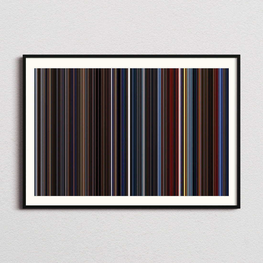 The Hunt For Red October Movie Barcode Poster - Barcode Only