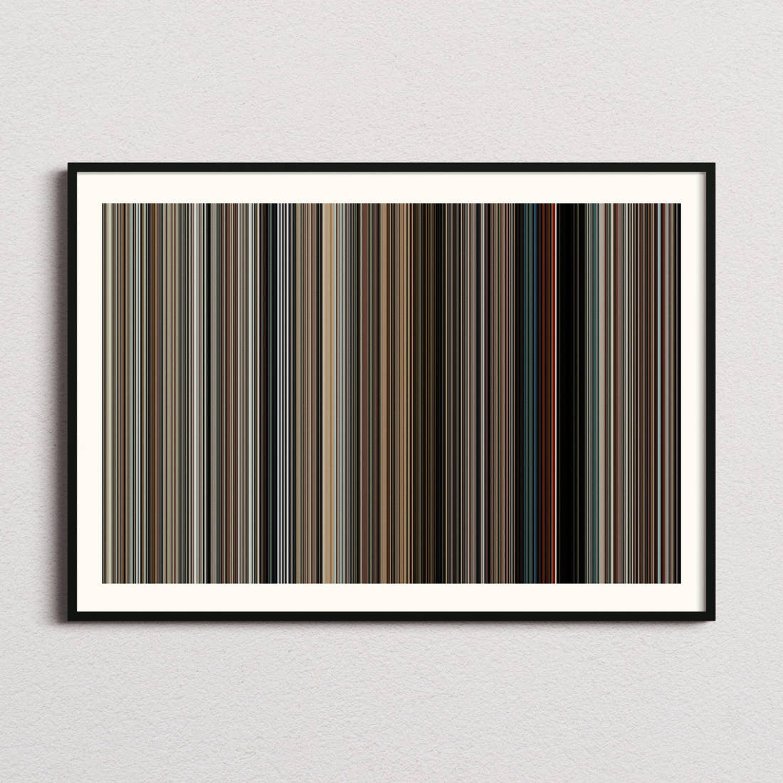 The Hurt Locker Movie Barcode Poster - Barcode Only