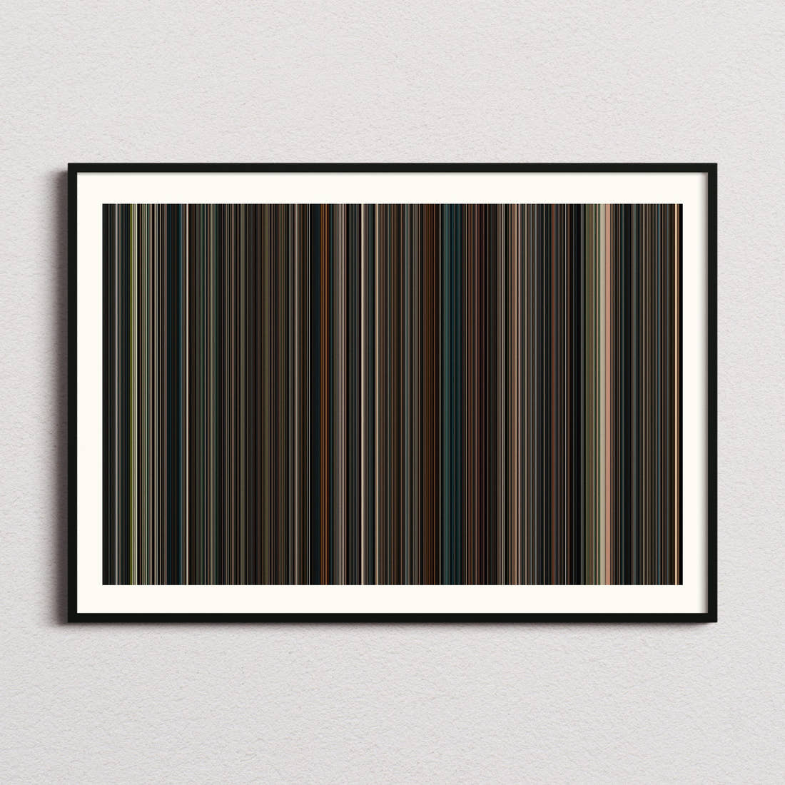 The Imitation Game Movie Barcode Poster - Barcode Only
