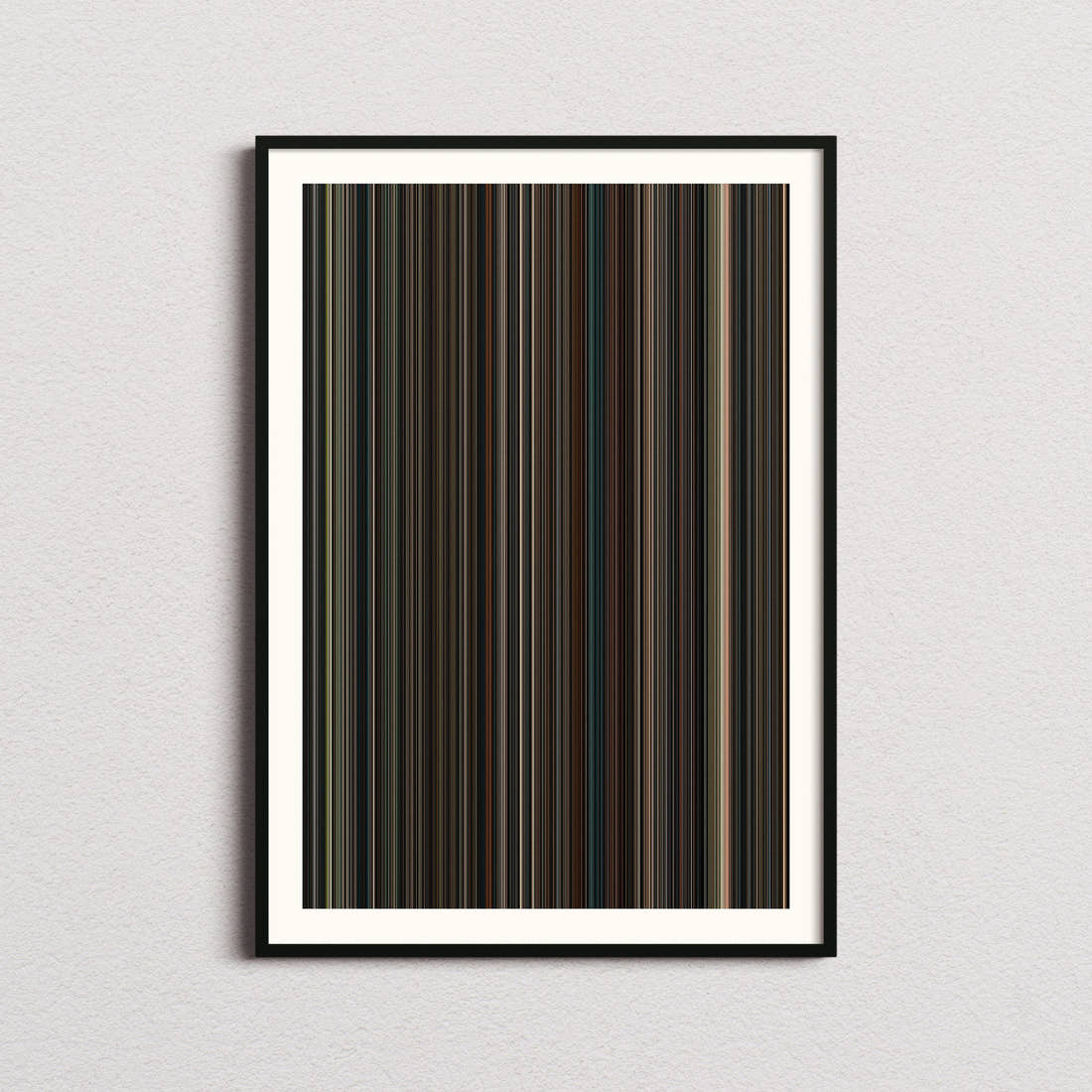 The Imitation Game Movie Barcode Poster - Barcode Only