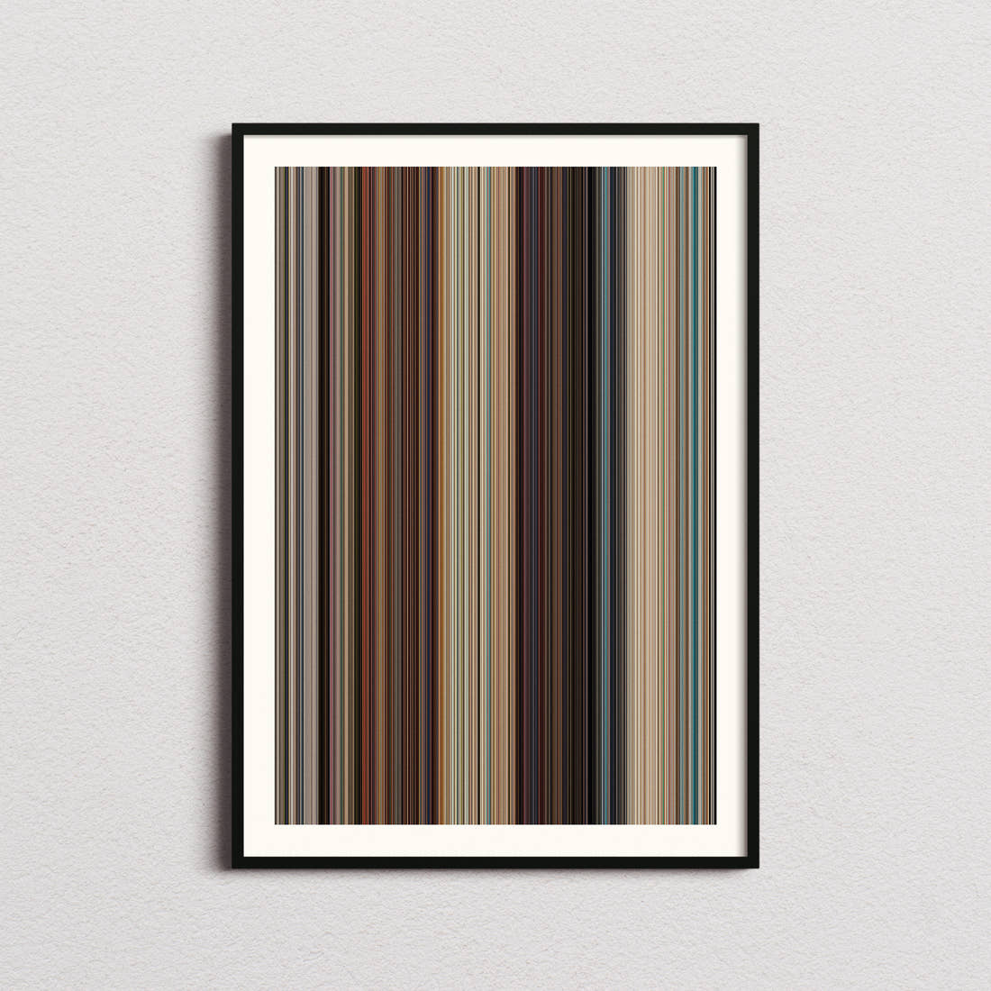 The Inbetweeners Movie Movie Barcode Poster - Barcode Only