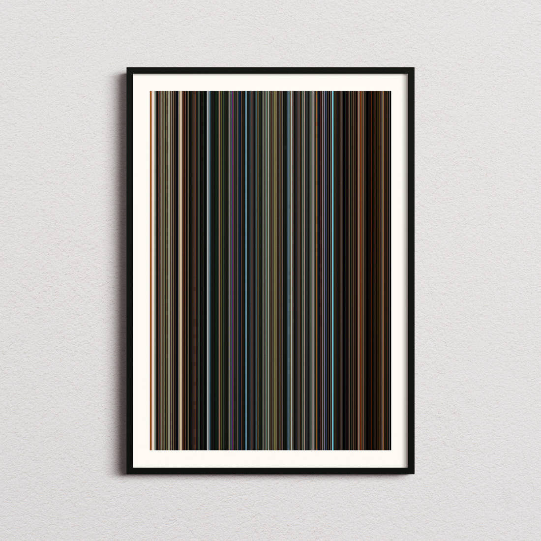 The Incredible Hulk Movie Barcode Poster - Barcode Only