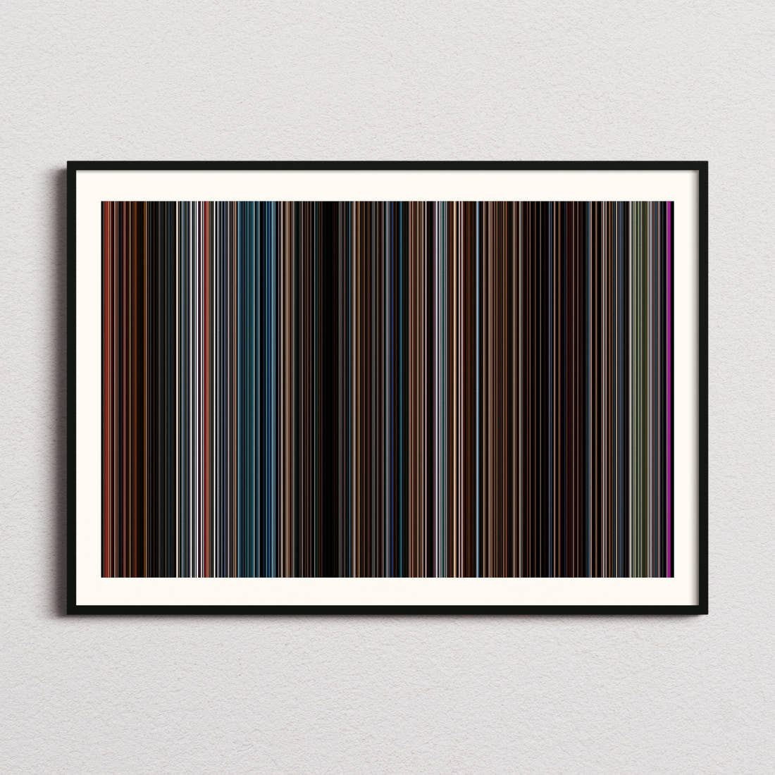 The Interview Movie Barcode Poster - Barcode Only