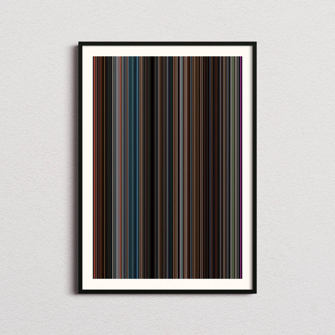 The Interview Movie Barcode Poster - Barcode Only