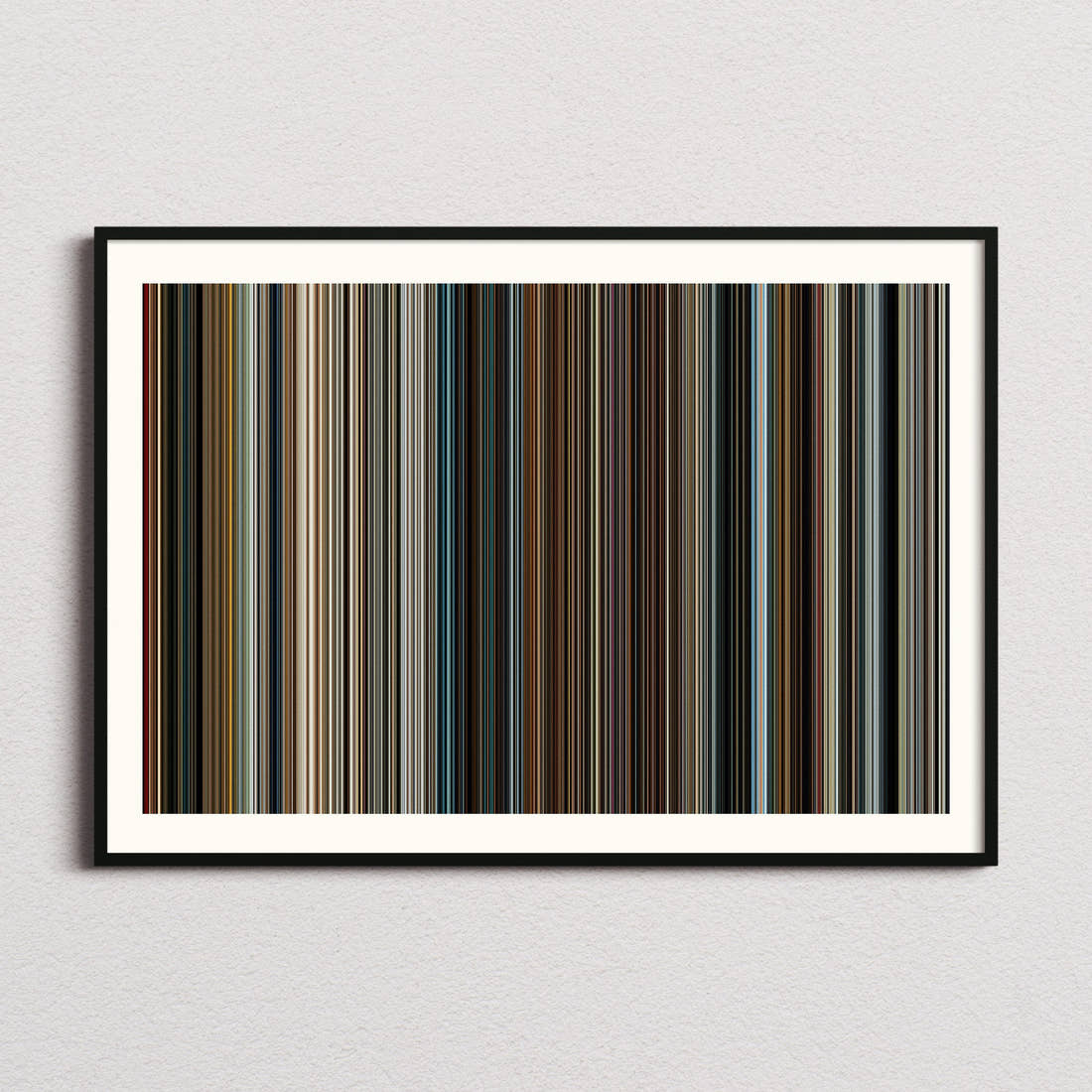 The Intouchables Movie Barcode Poster - Barcode Only
