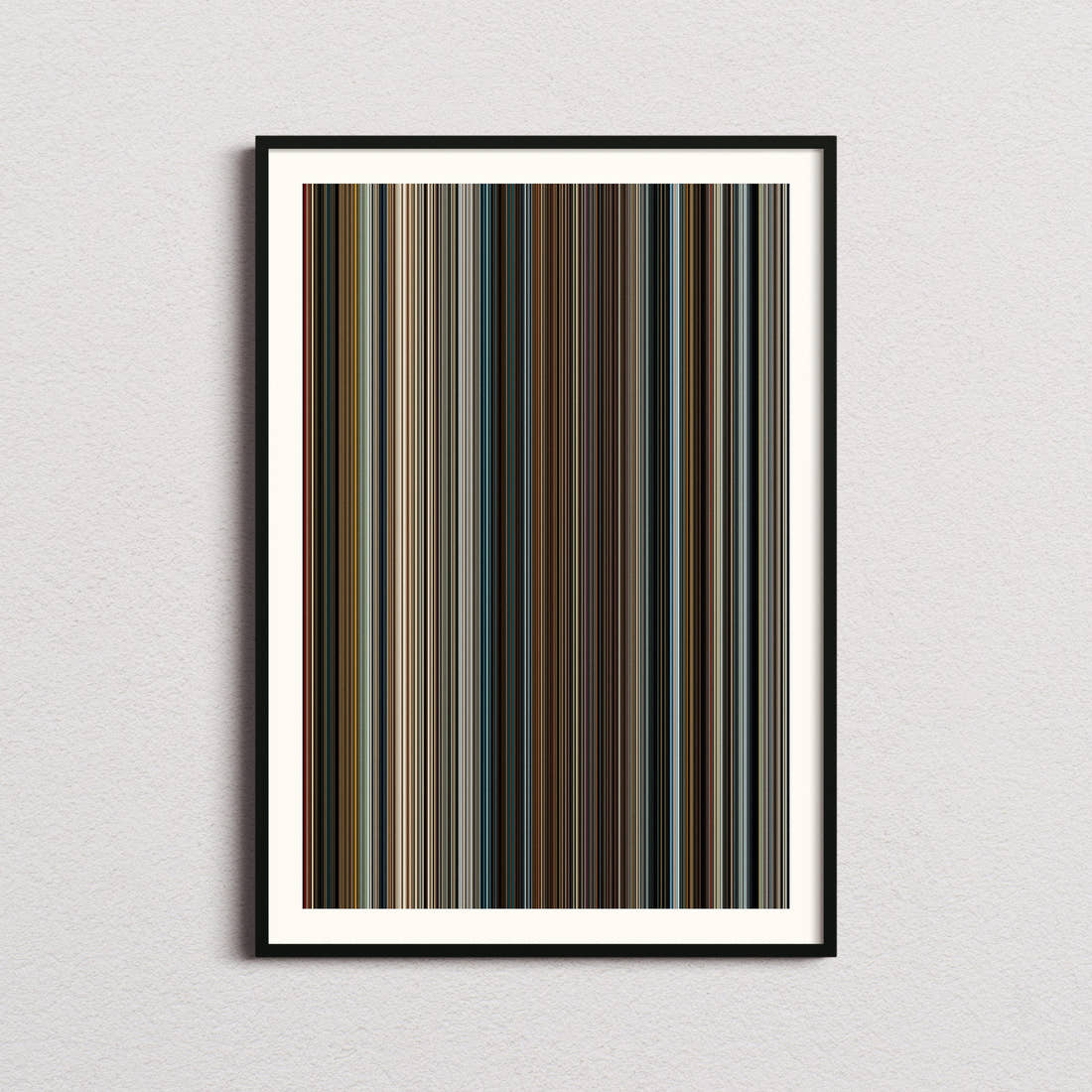 The Intouchables Movie Barcode Poster - Barcode Only