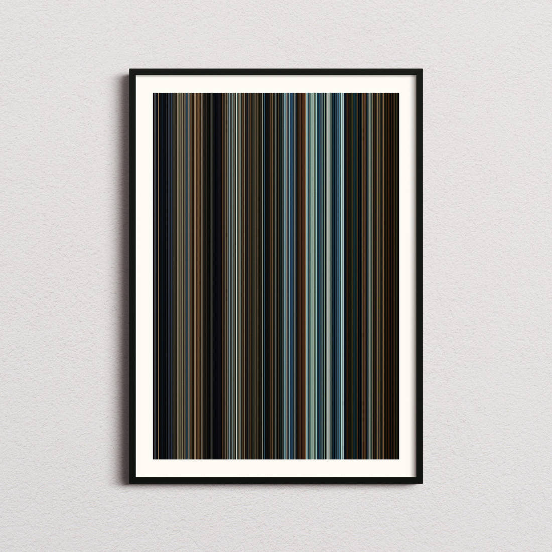 The Invisible Man Movie Barcode Poster - Barcode Only