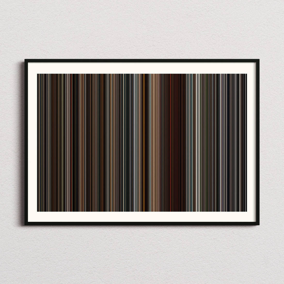 The Irishman Movie Barcode Poster - Barcode Only