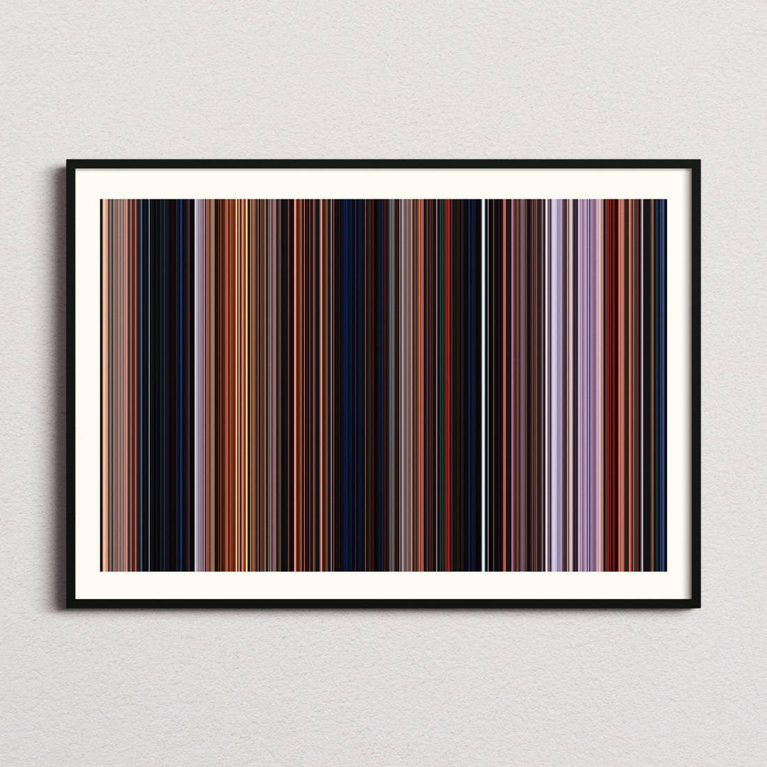 The Iron Giant Movie Barcode Poster - Barcode Only