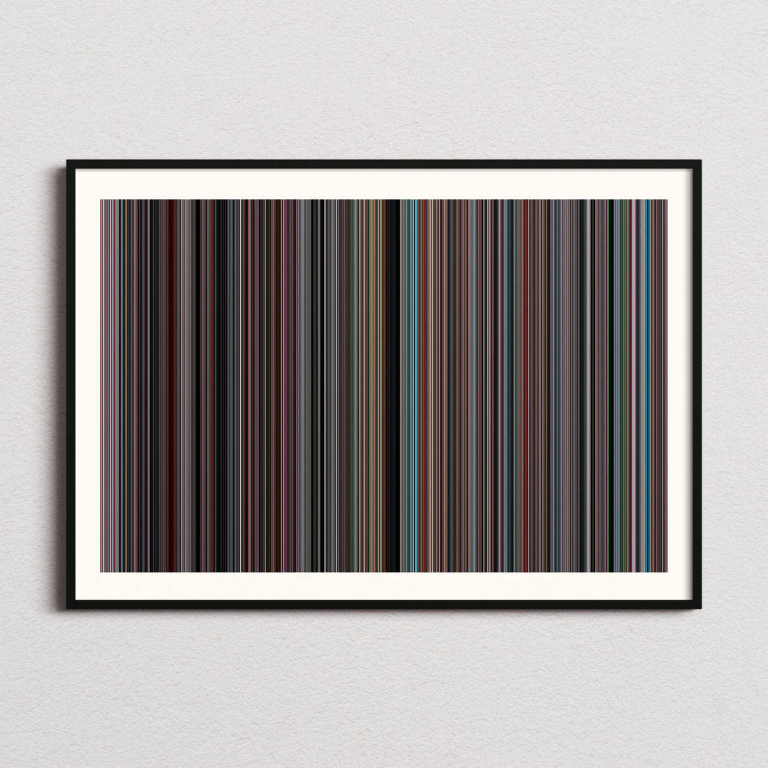 The Italian Job Movie Barcode Poster - Barcode Only