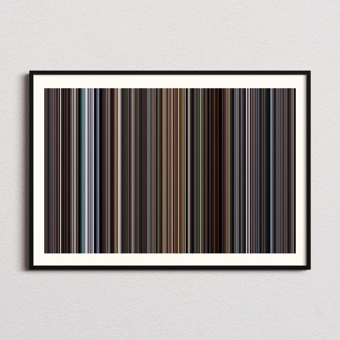 The Italian Job Movie Barcode Poster - Barcode Only