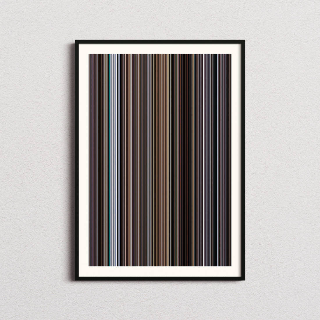 The Italian Job Movie Barcode Poster - Barcode Only