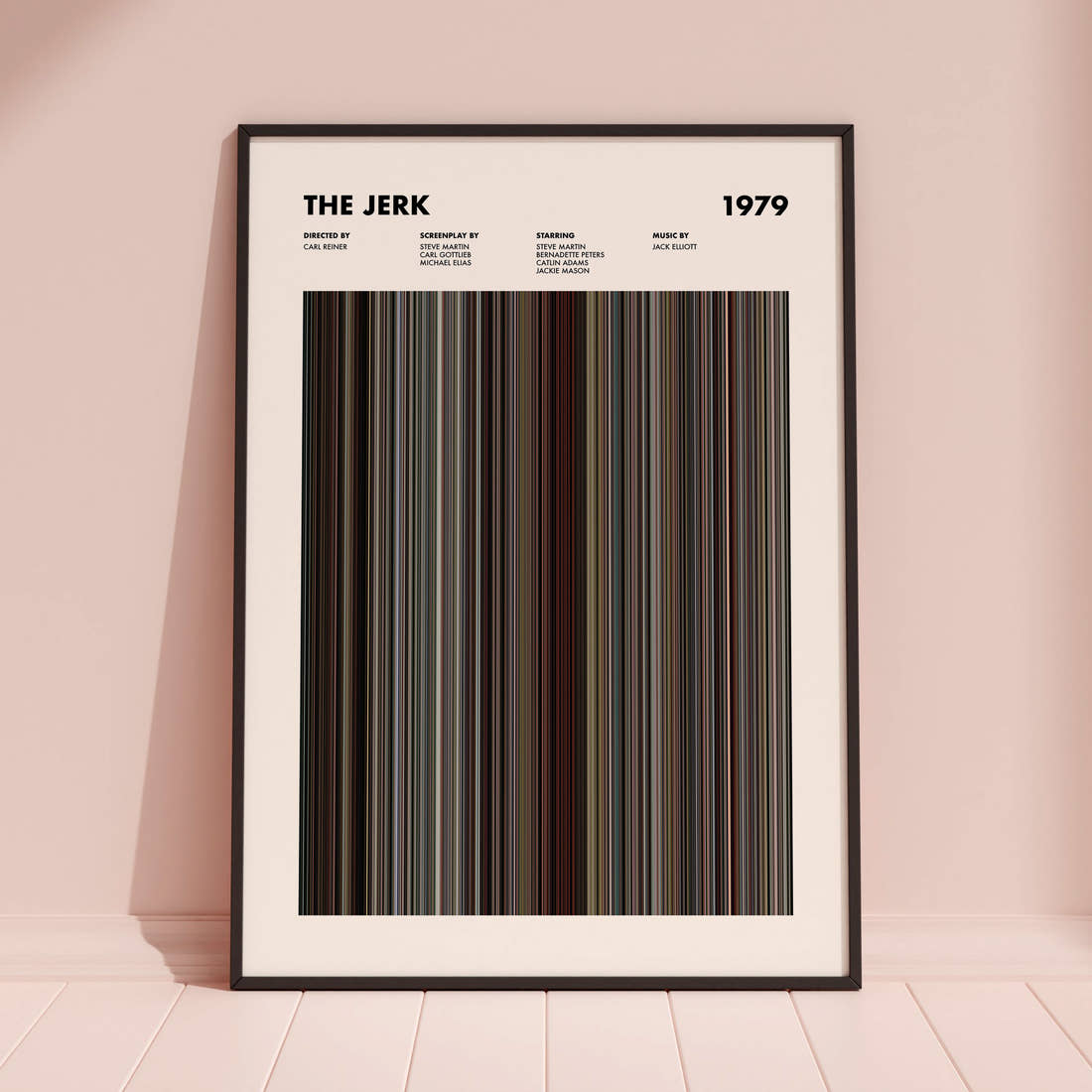The Jerk Movie Barcode Poster