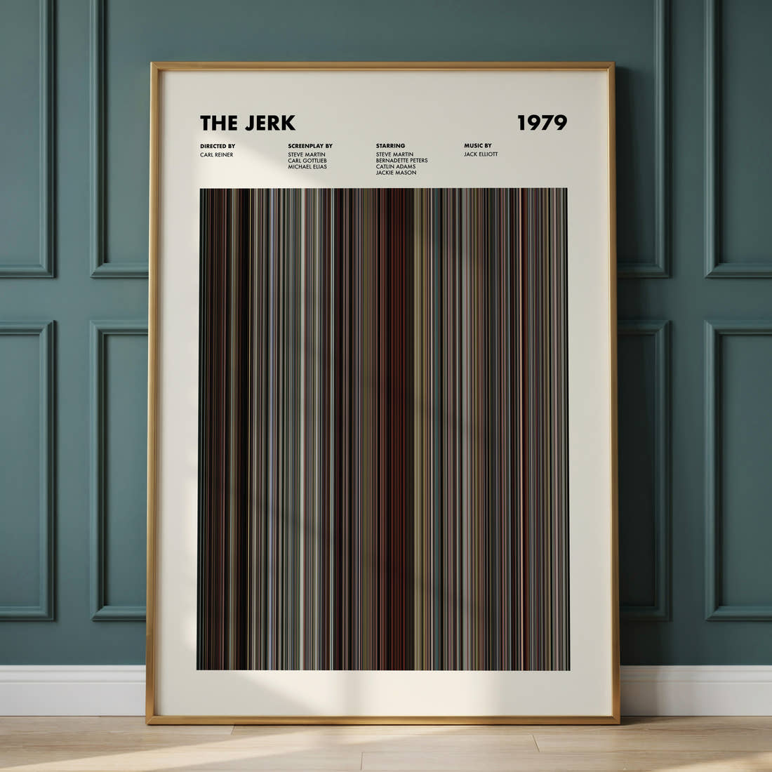 The Jerk Movie Barcode Poster