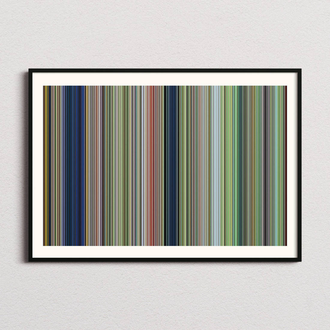 The Jungle Book (1967) Movie Barcode Poster - Barcode Only