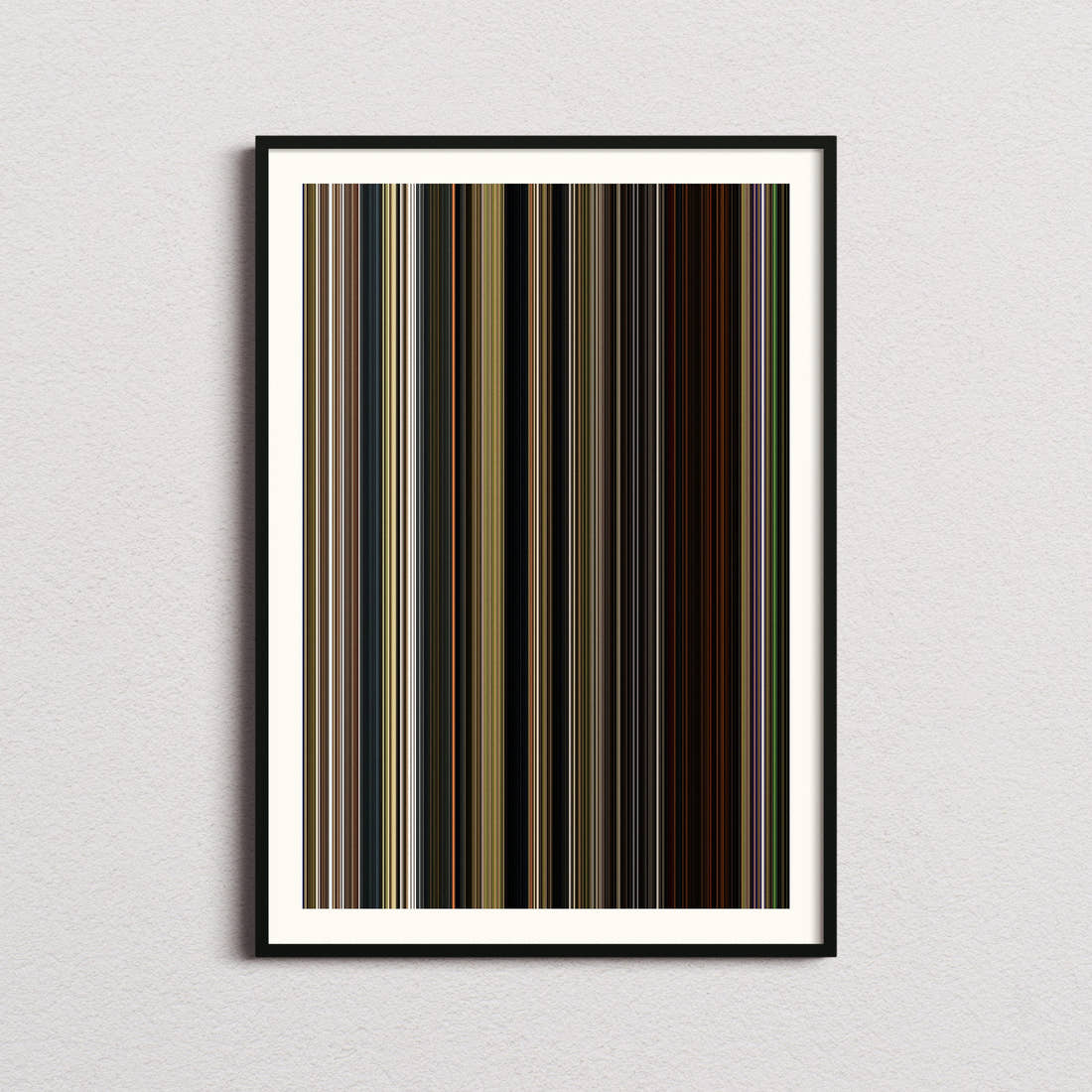 The Jungle Book (2016) Movie Barcode Poster - Barcode Only