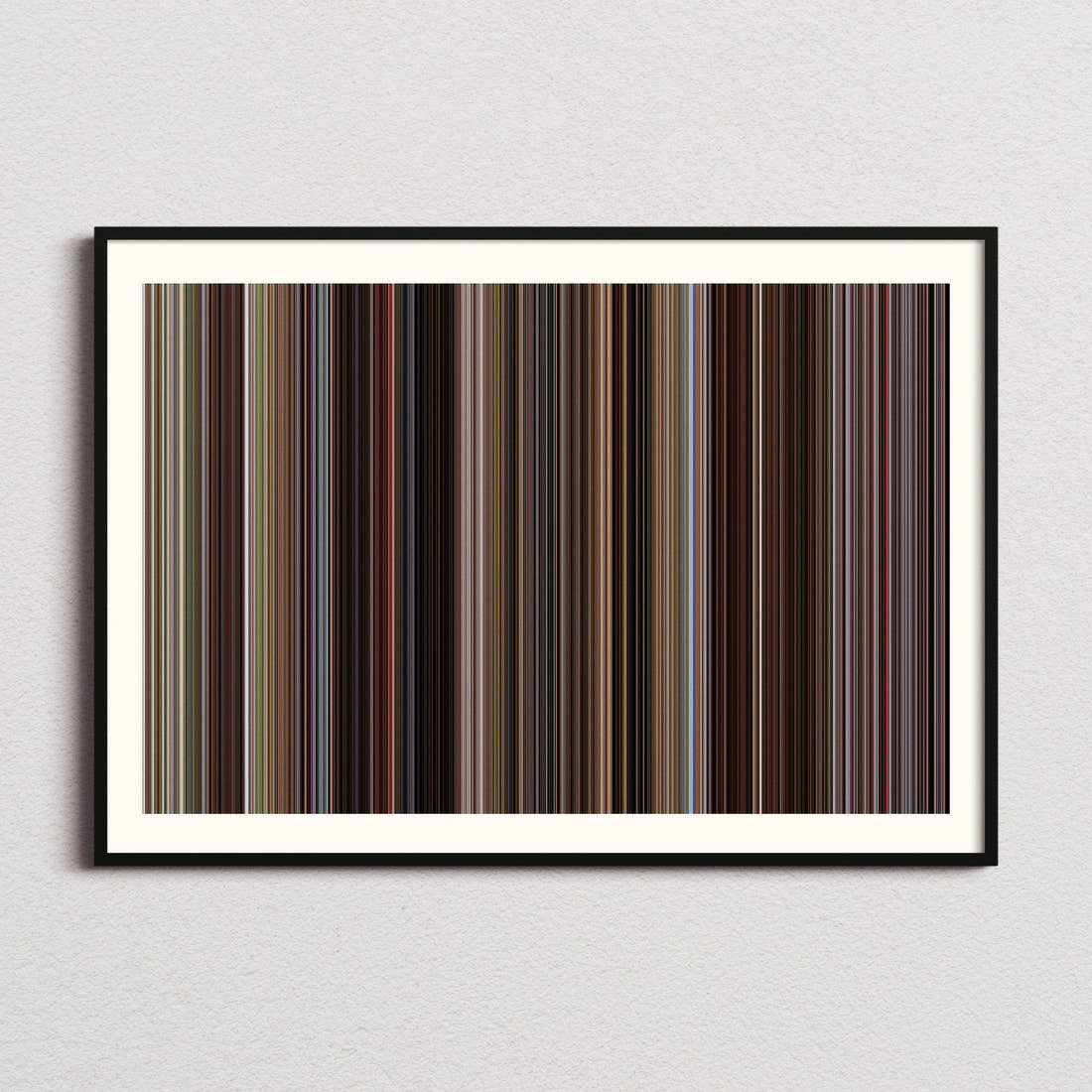 The Karate Kid Movie Barcode Poster - Barcode Only