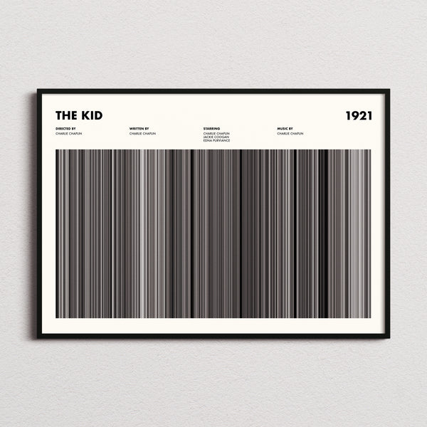 The Kid Movie Barcode Poster