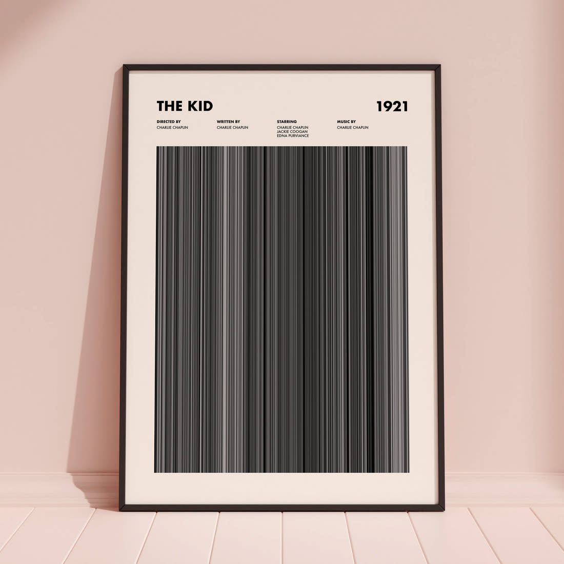 The Kid Movie Barcode Poster