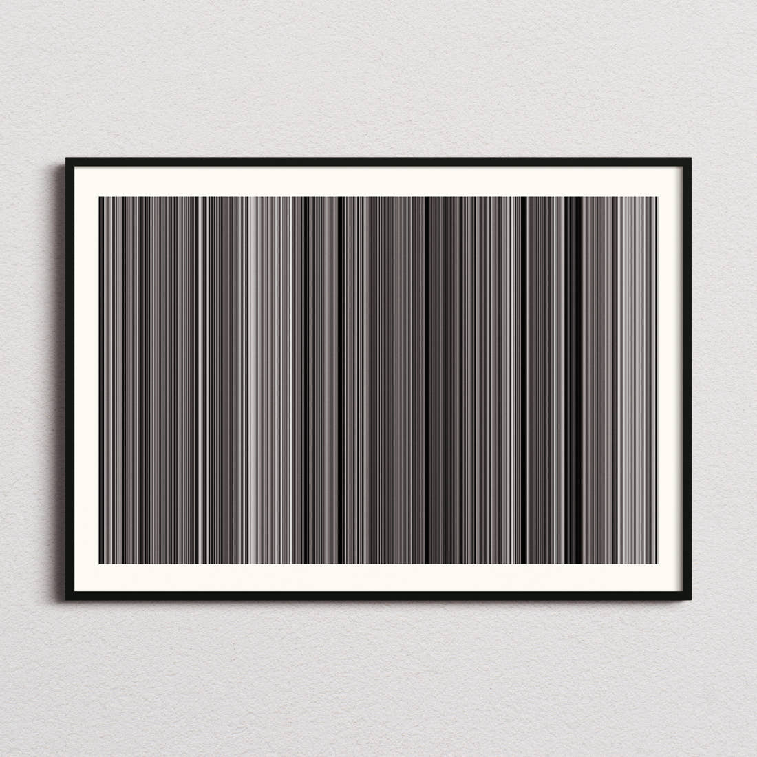 The Kid Movie Barcode Poster - Barcode Only