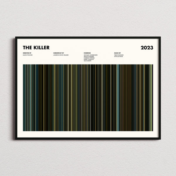 The Killer Movie Barcode Poster