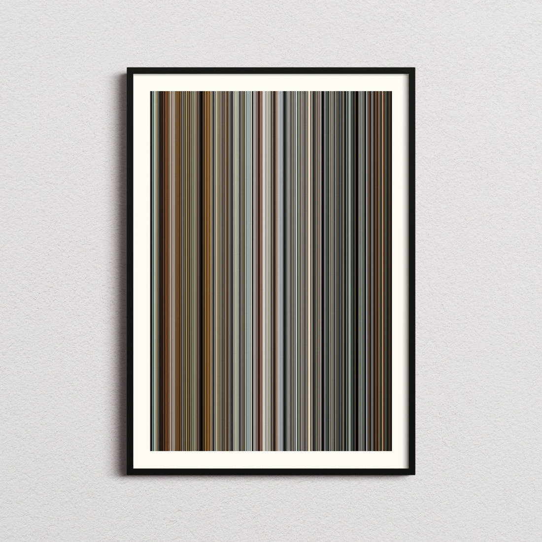 The Killing of a Sacred Deer Movie Barcode Poster - Barcode Only
