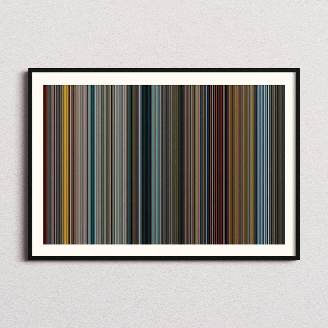 The King And I Movie Barcode Poster - Barcode Only